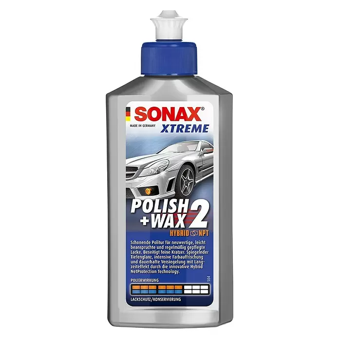 Sonax Sredstvo za poliranje automobila s voskom XTREME POLISH & WAX 2 - 250 ml - Pogled sprijeda
