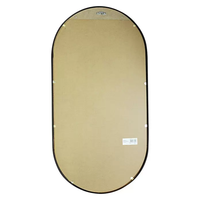 Spiegel Malva - 60 x 120 cm, Schwarz - Vorderansicht