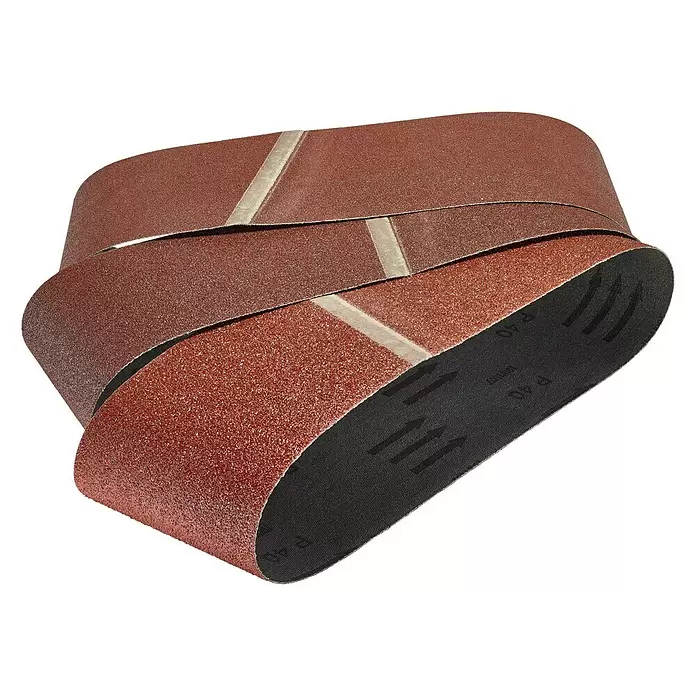 Alpha Tools Schleifband-Set - Inhalt: 5 Stk. - Diagonale Ansicht