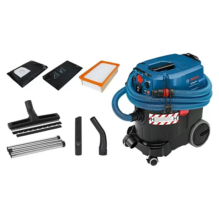 Bosch Professional Nass-Trockensauger GAS 35 H AFC - 1.200 W, 23 l - Diagonale Ansicht