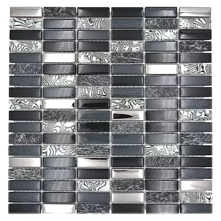 Mozaïektegel rechthoek glas Mix XCM SM88