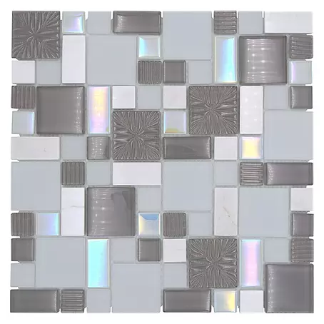 Mozaïektegel glas Mix XCM MC659