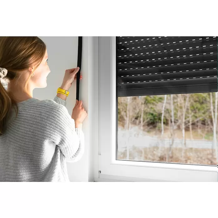 Schellenberg Rollladengurt - Schwarz, Länge: 6 m, Gurtbreite: 23 mm - Anwendungsbeispiel