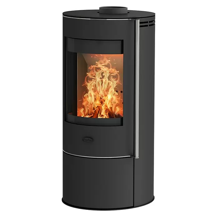 Fireplace Kaminofen Rondale - 5 kW, Raumheizvermögen: 90 m³, Schwarz - Vorderansicht