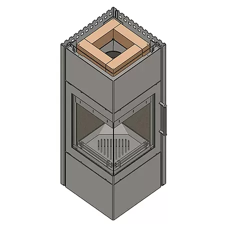 Fireplace  Wärmespeicherblock