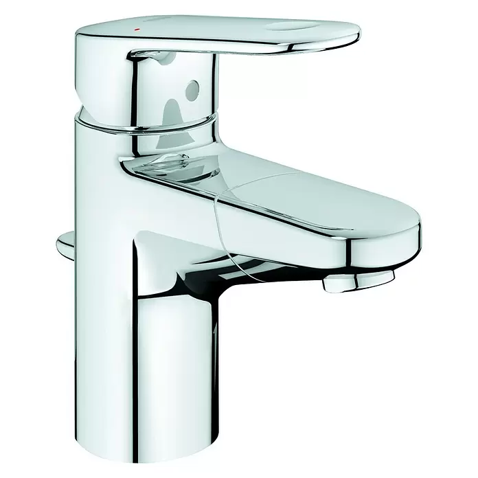 Grohe Europlus Waschtischarmatur S-Size - Chrom, Glänzend - Diagonale Ansicht