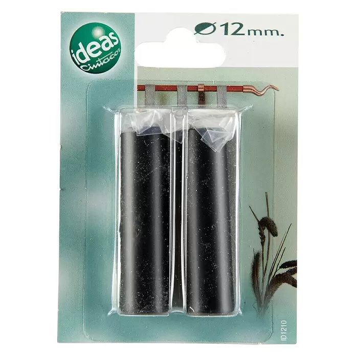 Tapa final Cilindro Ideas - Negro, 2 ud. - Vista frontal