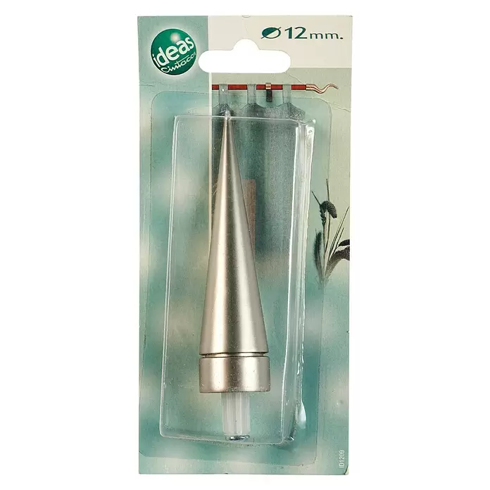 Tapa final Cono Ideas 12 - Cromo, 1 ud. - Vista frontal