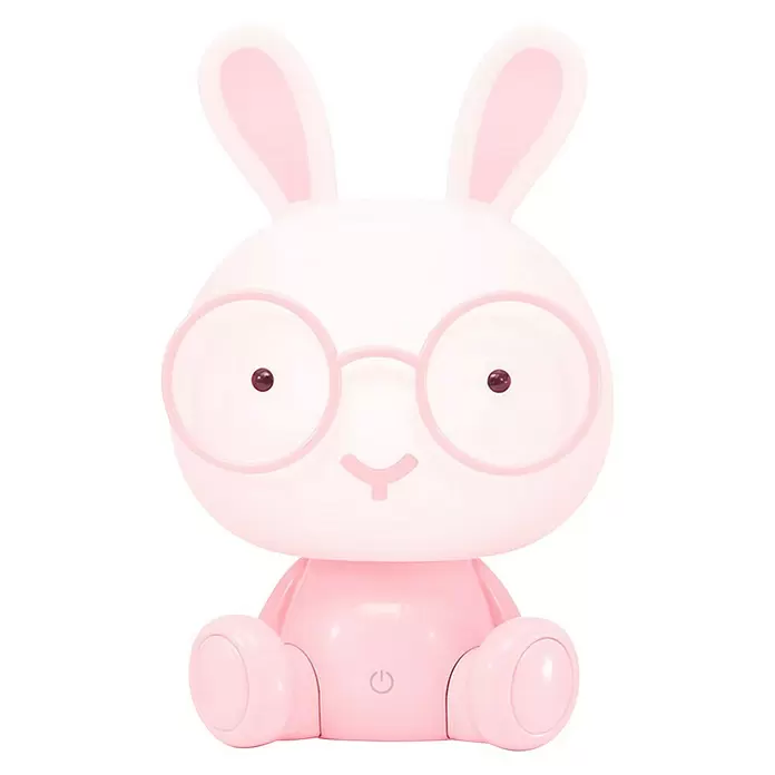 Idp Lampshades Lámpara de sobremesa LED Bunny - 3 W, Ø x Al: 19,5 x 30 cm, Rosa - Vista frontal