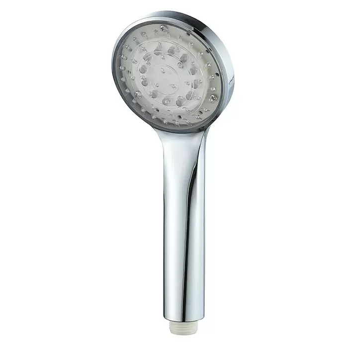 Teleducha con LED Lumy - Número de funciones: 1 ud., Diámetro: 82,5 mm, Cromo - Vista frontal