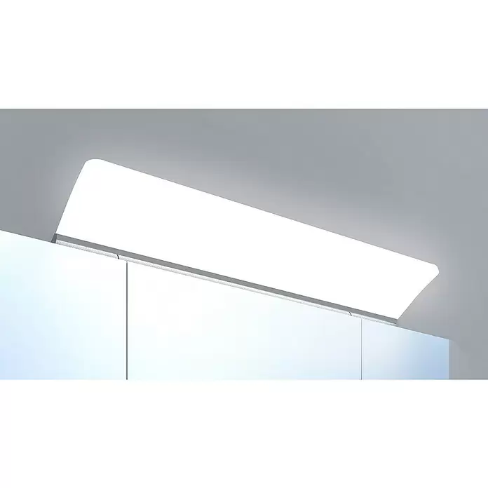 Camargue Orion LED-Spiegelschrank - B x H: 93 x 68 cm, Mit Beleuchtung, Spanplatte, Sanremo Rustico - Anwendungsbeispiel