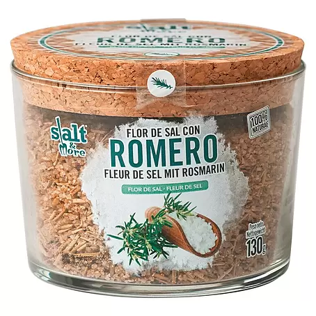 Salt&More  Meersalz Fleur de Sel mit Rosmarin