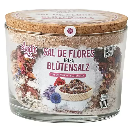 Salt&More  Meersalz Fleur de Seibiza Blütensalz