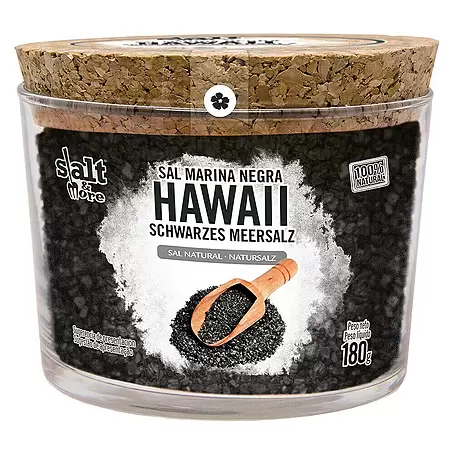 Salt&More  Meersalz Schwarzes Hawaiisalz