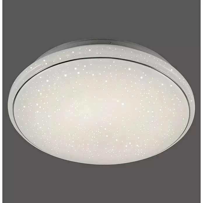 LeuchtenDirekt LED-Deckenleuchte rund Jupiter - 29 W, Ø x H: 58 x 10,8 cm, Weiß, Kaltweiß - Stimmungsaufnahme