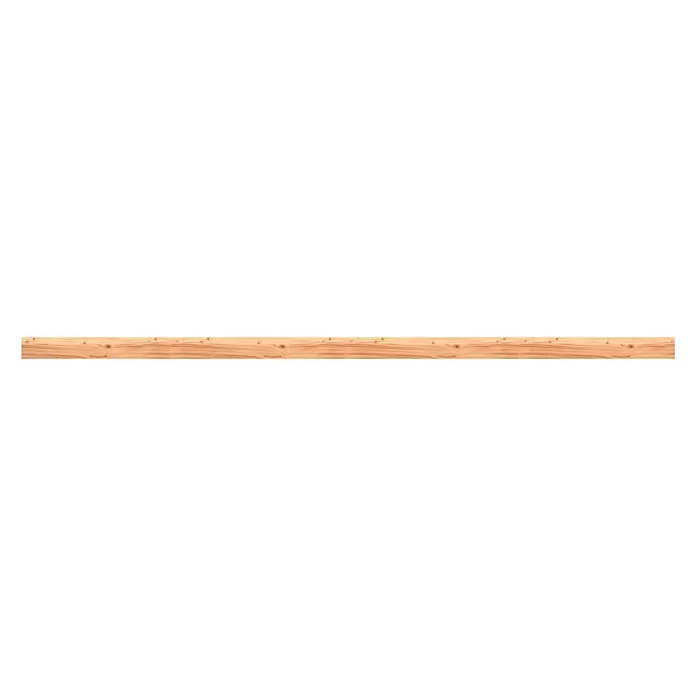 Houten paal ruw 10 cm - Lengte: 300 cm, Douglasspar, Roodbruin - Vooraanzicht