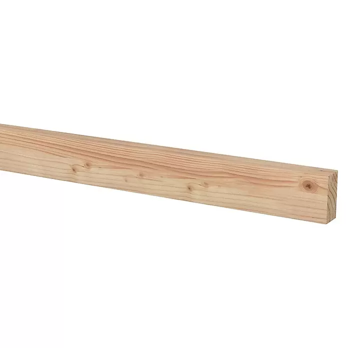 Tuinplank - 400 x 10 x 5 cm, Douglasspar - Close-up