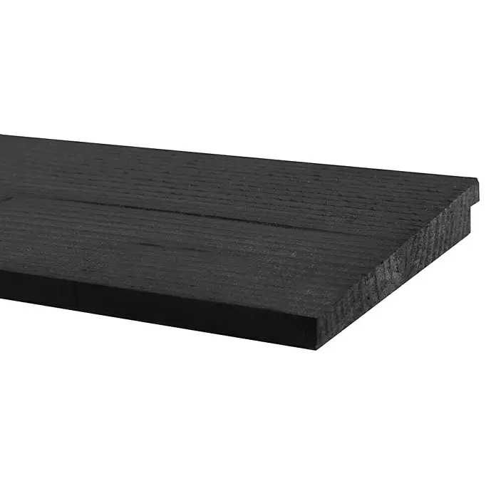 Tuinplank Zweeds rabatdeel - 300 x 19 x 2,7 cm, Douglasspar - Close-up