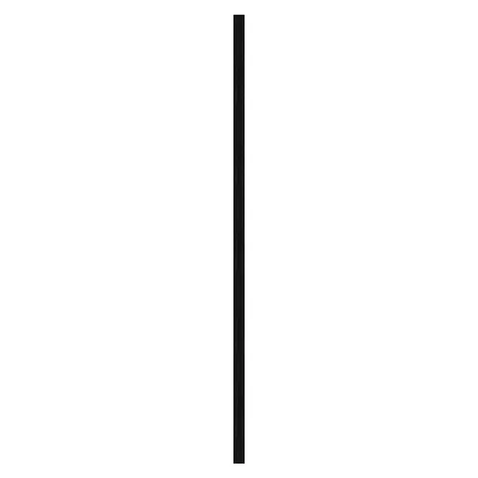 Houten paal - Lengte: 270 cm, Grenen, Antraciet - Bovenaanzicht