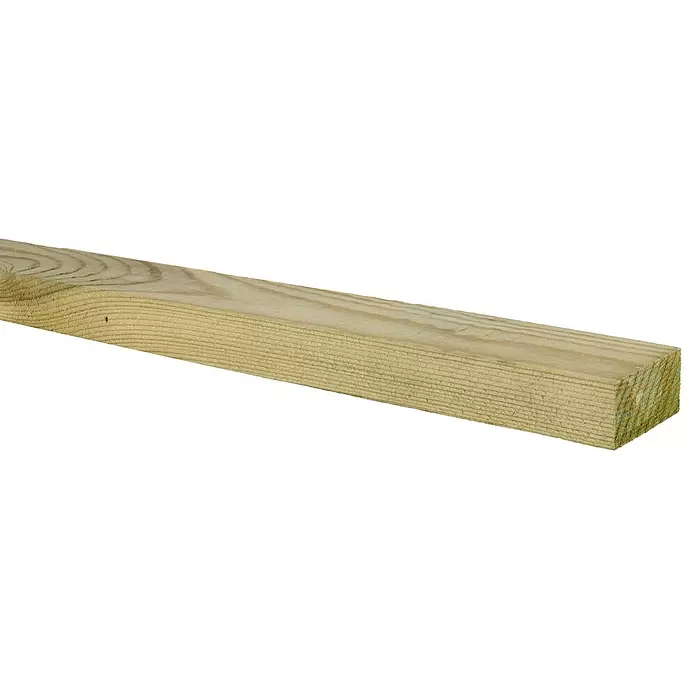 Houten balk - 180 x 5 x 2,5 cm, Grenen - Close-up
