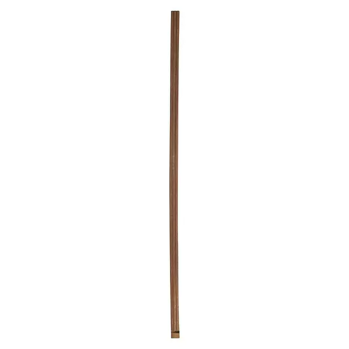 Houten paal Azobe - 180 x 6,5 x 6,5 cm, Hardhout, Bruin - Vooraanzicht