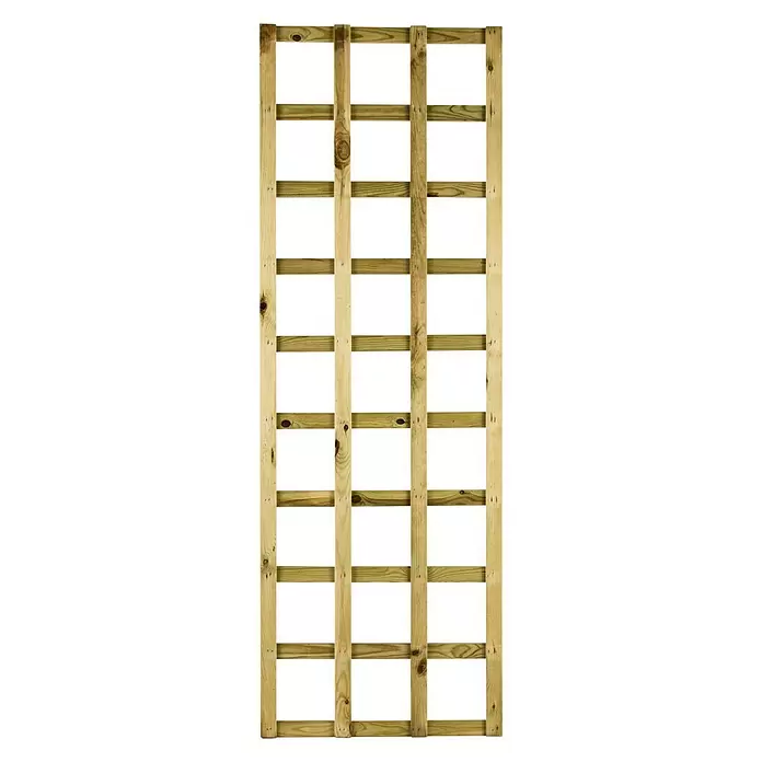 Tuinscherm-trellis - 180 x 60 x 2,4 cm, Grenen - Vooraanzicht