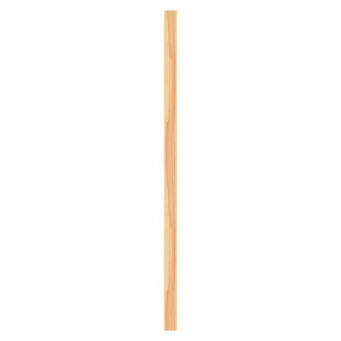 Houten paal - 300 x 12 x 12 cm, Douglasspar, Lichtbruin - Bovenaanzicht