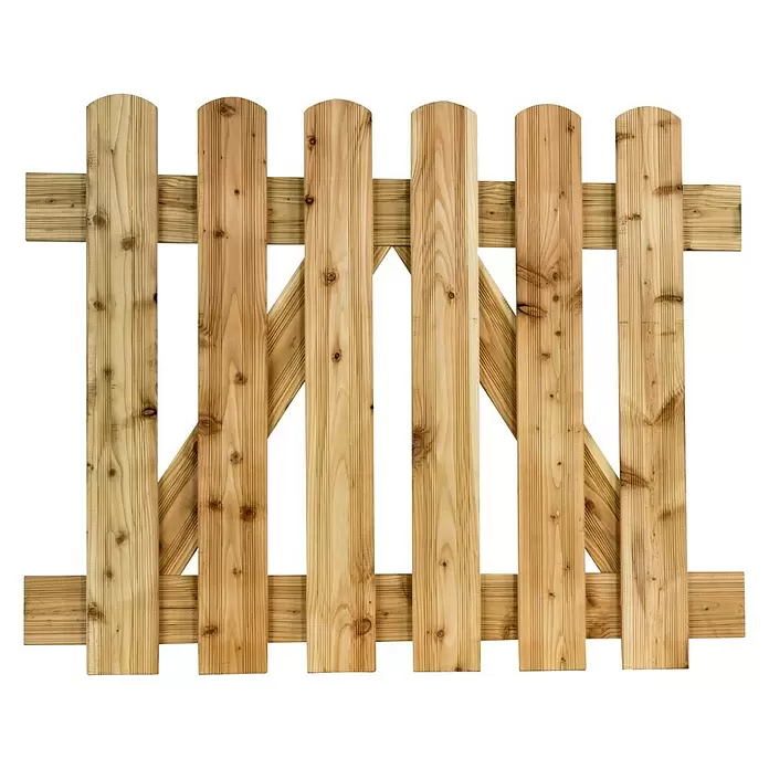 Tuinpoort Douglas - 80 x 100 x 3,8 cm - Vooraanzicht