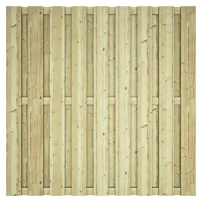 Tuinschermelement recht - 180 x 180 cm, Recht, Groen - Vooraanzicht