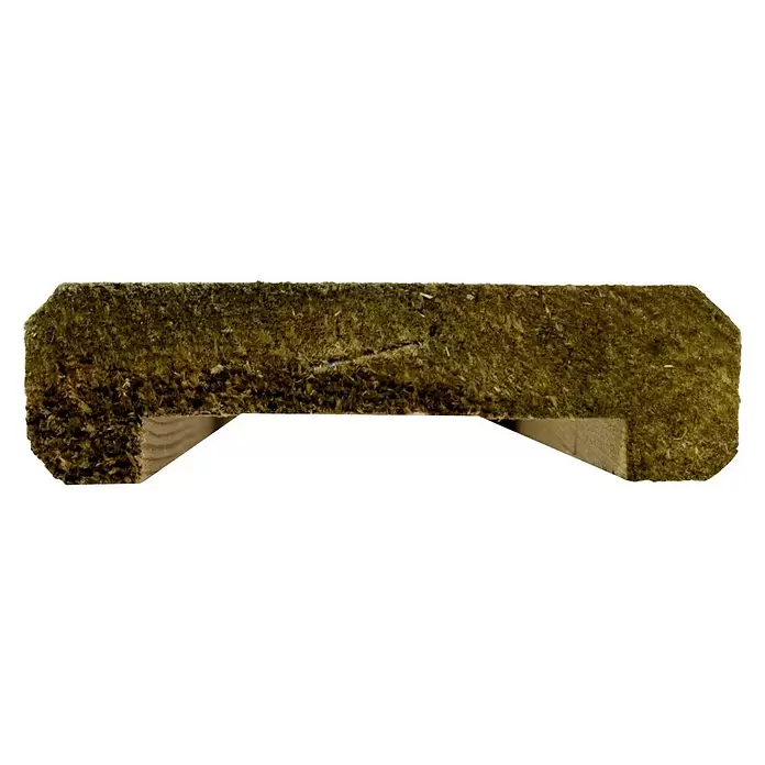 Tuinplank afdeklat - 180 x 7,4 x 1,9 cm, Grenen - Close-up