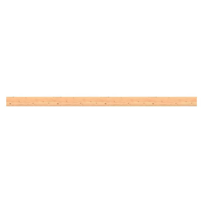 Houten paal ruw 20 cm - Lengte: 400 cm, Douglasspar, Roodbruin - Vooraanzicht