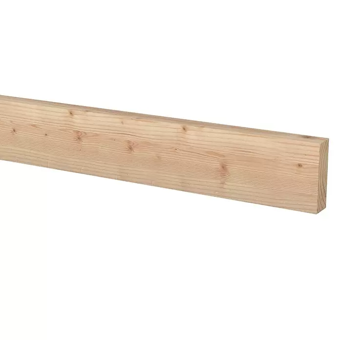 Tuinplank - 400 x 15 x 5 cm, Douglasspar - Close-up