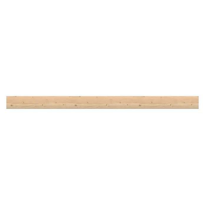 Houten paal ruw 20 cm - Lengte: 300 cm, Douglasspar, Roodbruin - Bovenaanzicht