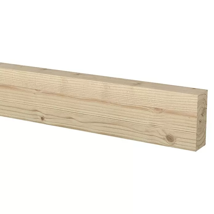 Tuinplank - 400 x 17,5 x 7,5 cm, Douglasspar - Close-up
