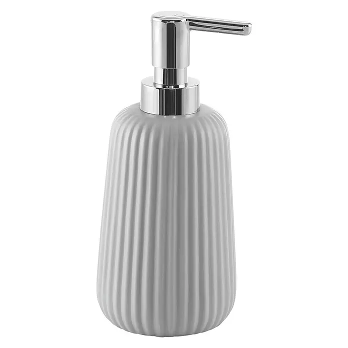 Gedy Marika Dispensador de jabón - Cerámica, Gris - Vista angular