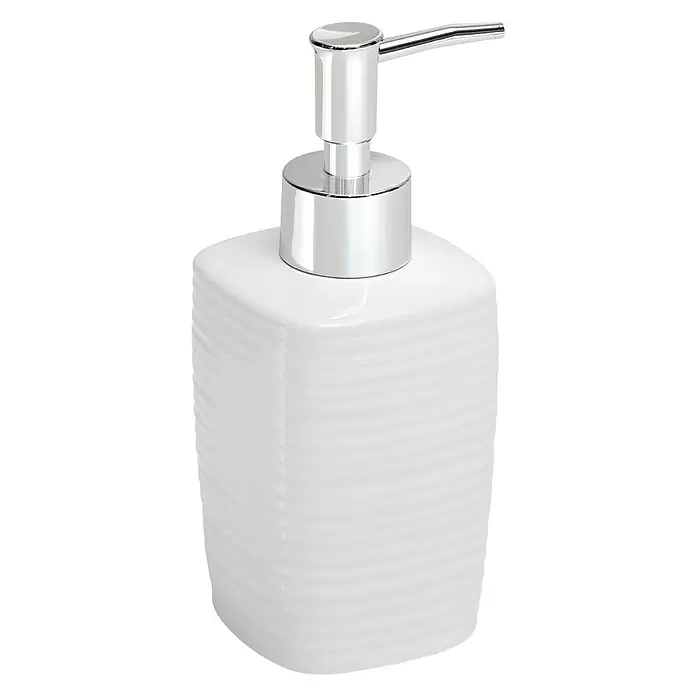 Gedy Kelly Dispensador de jabón - Cerámica, Blanco - Vista frontal