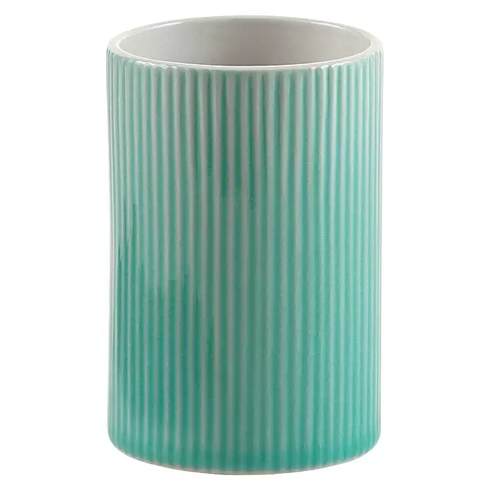 Gedy Sabina Vaso de encimera - Cerámica, Aguamarina - Vista frontal