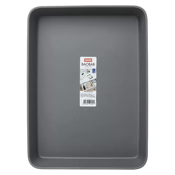 Tatay Baobab Organizador A4 - L x An x Al: 33,6 x 24,7 x 5,6 cm, Antracita - Vista descendente
