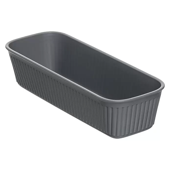 Tatay Baobab Organizador Slim - L x An x Al: 24 x 9 x 5,6 cm, Antracita - Vista angular