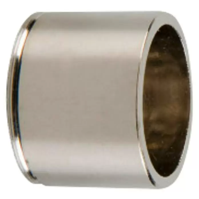 Tapones terminales Solutions - Cromo, 2 ud. - Vista angular