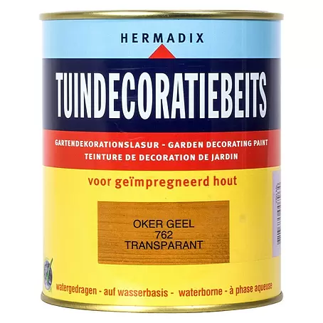 Hermadix  Houtbeits voor tuindecoratie 762 oker geel