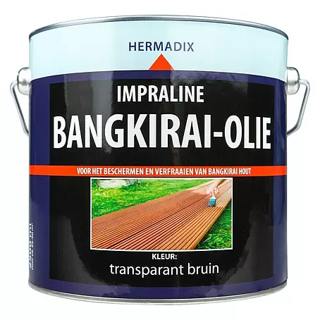 Hermadix  Bangkirai-olie Impraline Transparant Bruin