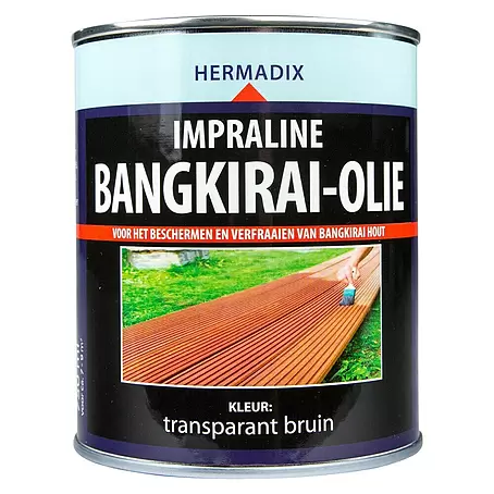 Hermadix  Bangkirai-olie Impraline Transparant Bruin