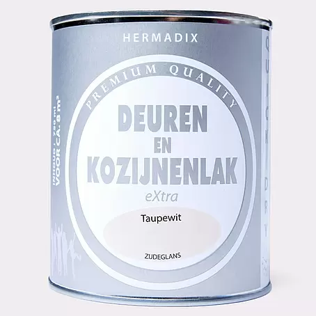 Hermadix  Lak voor kozijnen en deuren taupewit