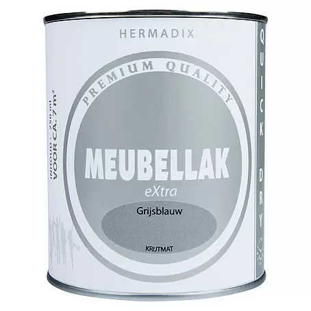 Hermadix  Lak voor meubels Grijsblauw