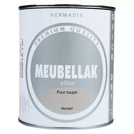 Hermadix  Lak voor meubels Puur taupe