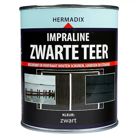 Hermadix  Houtbescherming Impraline Zwarte Teer