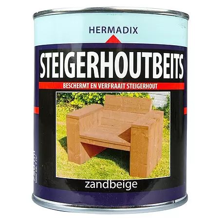 Hermadix  Houtbeits voor steigerhout zandbeige