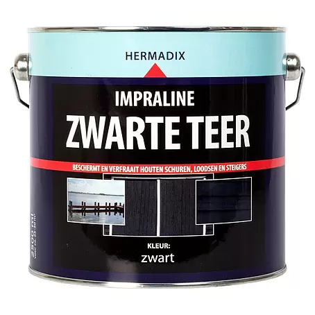 Hermadix  Houtbescherming Impraline Zwarte Teer