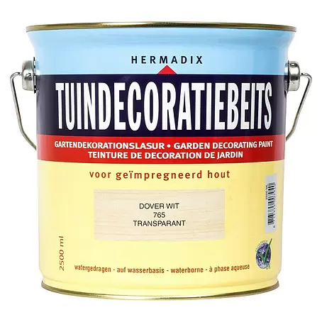Hermadix  Houtbeits voor tuindecoratie 765 dover wit
